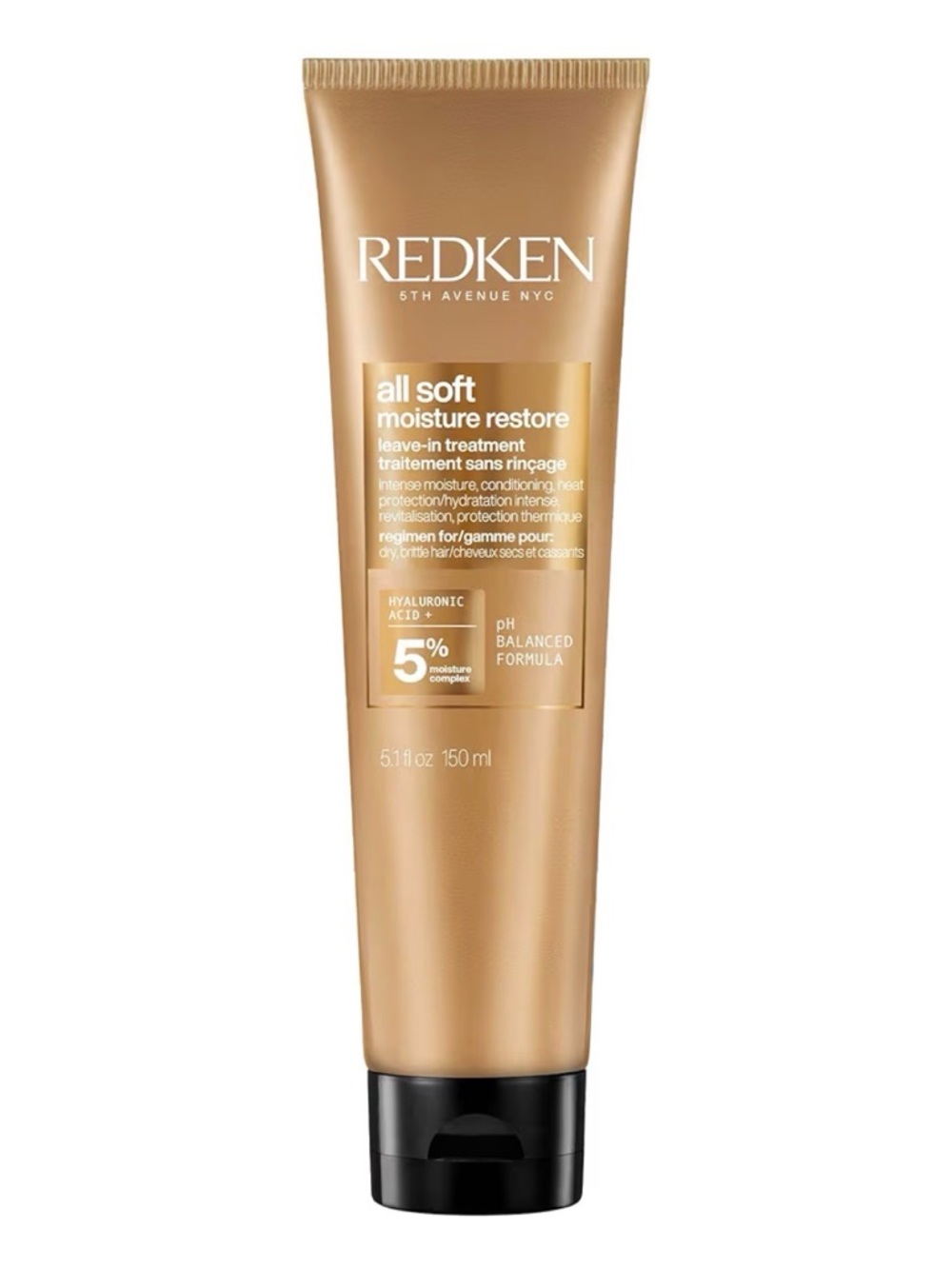 Redken All Soft Moisture Restore Leave-In Treatment - Gold